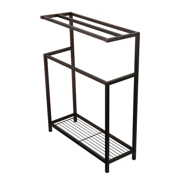 SCC8365 Edenscape Freestanding Iron Towel Rack, Oil Rubbed Bronze